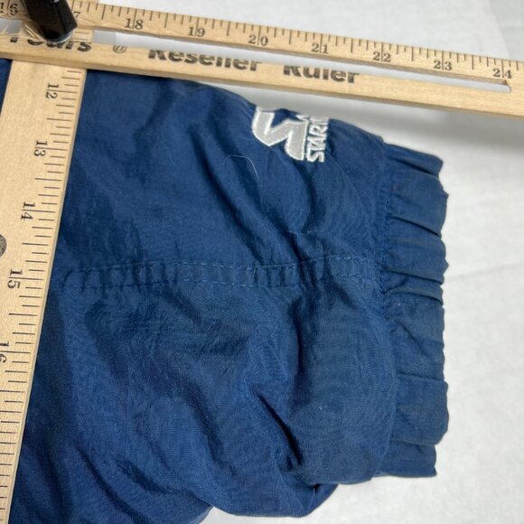 VTG 90s Starter Pro Line Chicago Bears Bomber Jacket Extra Large Blue Full Zip - Picture 11 of 16